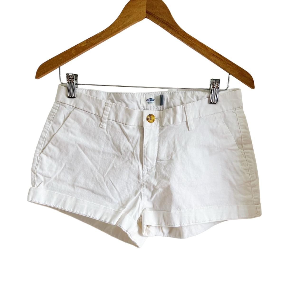 Old navy womens white shorts online