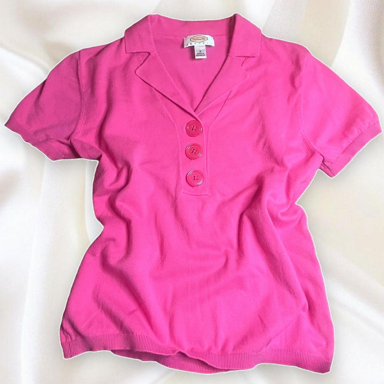 Talbots Women's Pink Polo-shirts | Depop