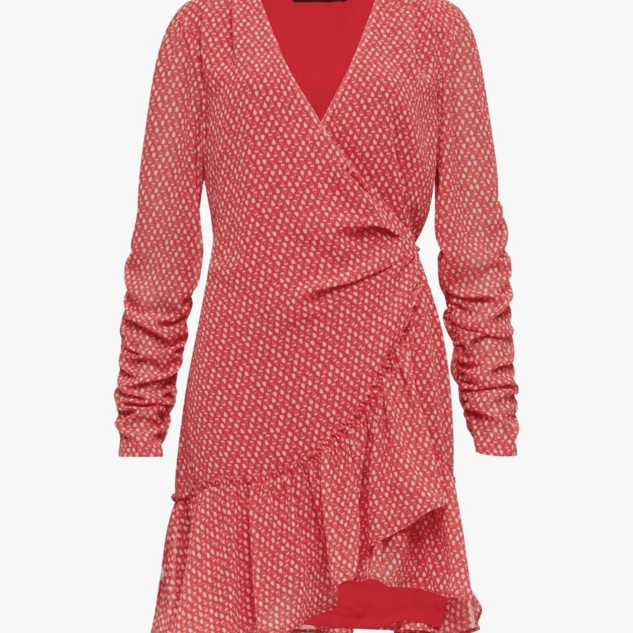 ALL on sale SAINTS Alize K Crush Heart Wrap Dress