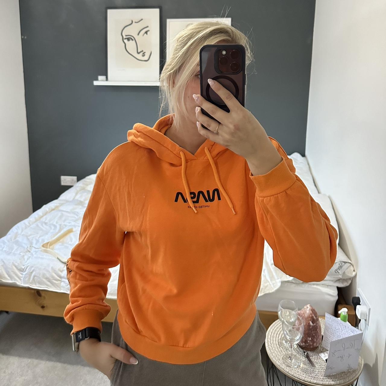 NASA bright orange jumper from H M Very soft and. Depop