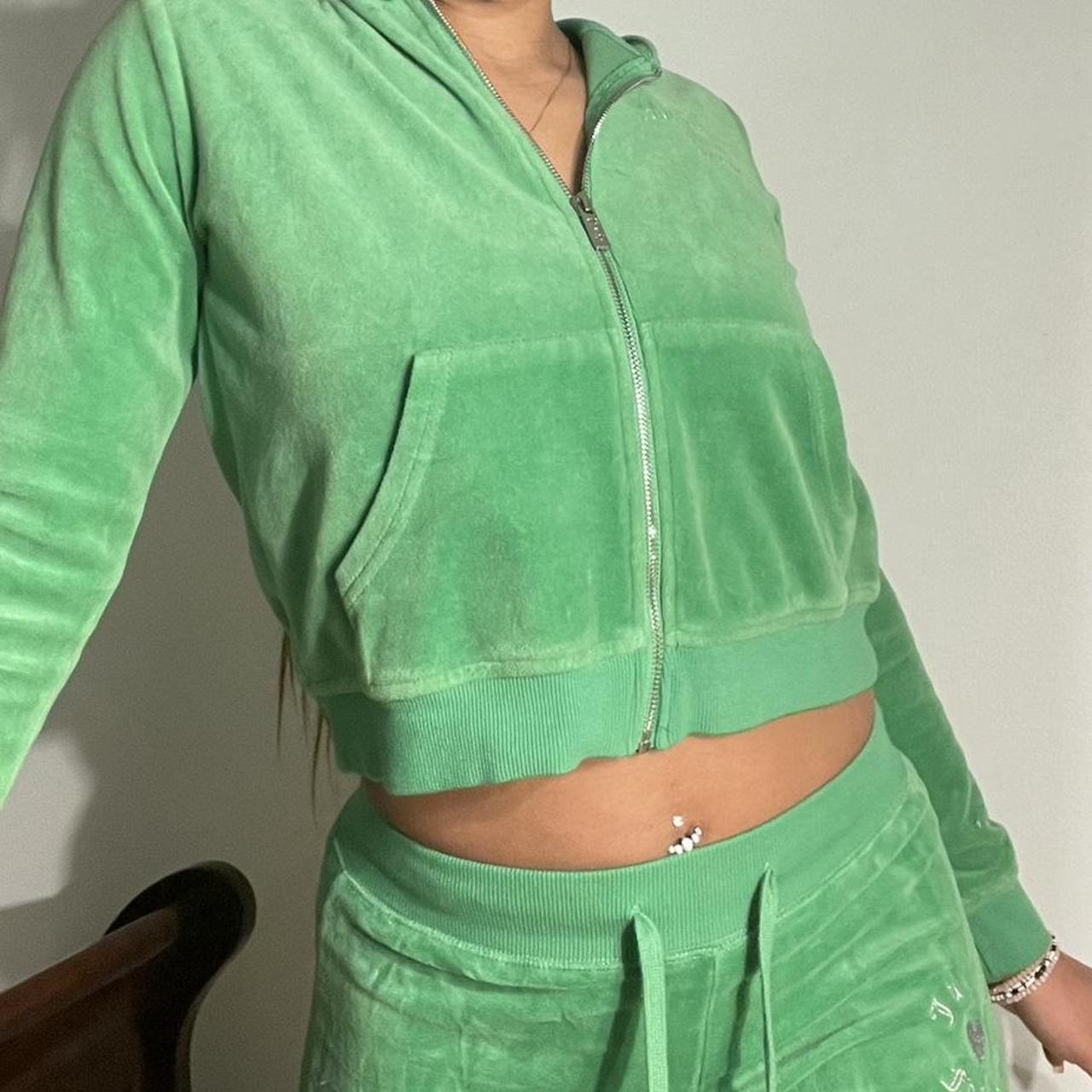 Juicy Couture x F21 Y2K Tracksuit Emerald... - Depop