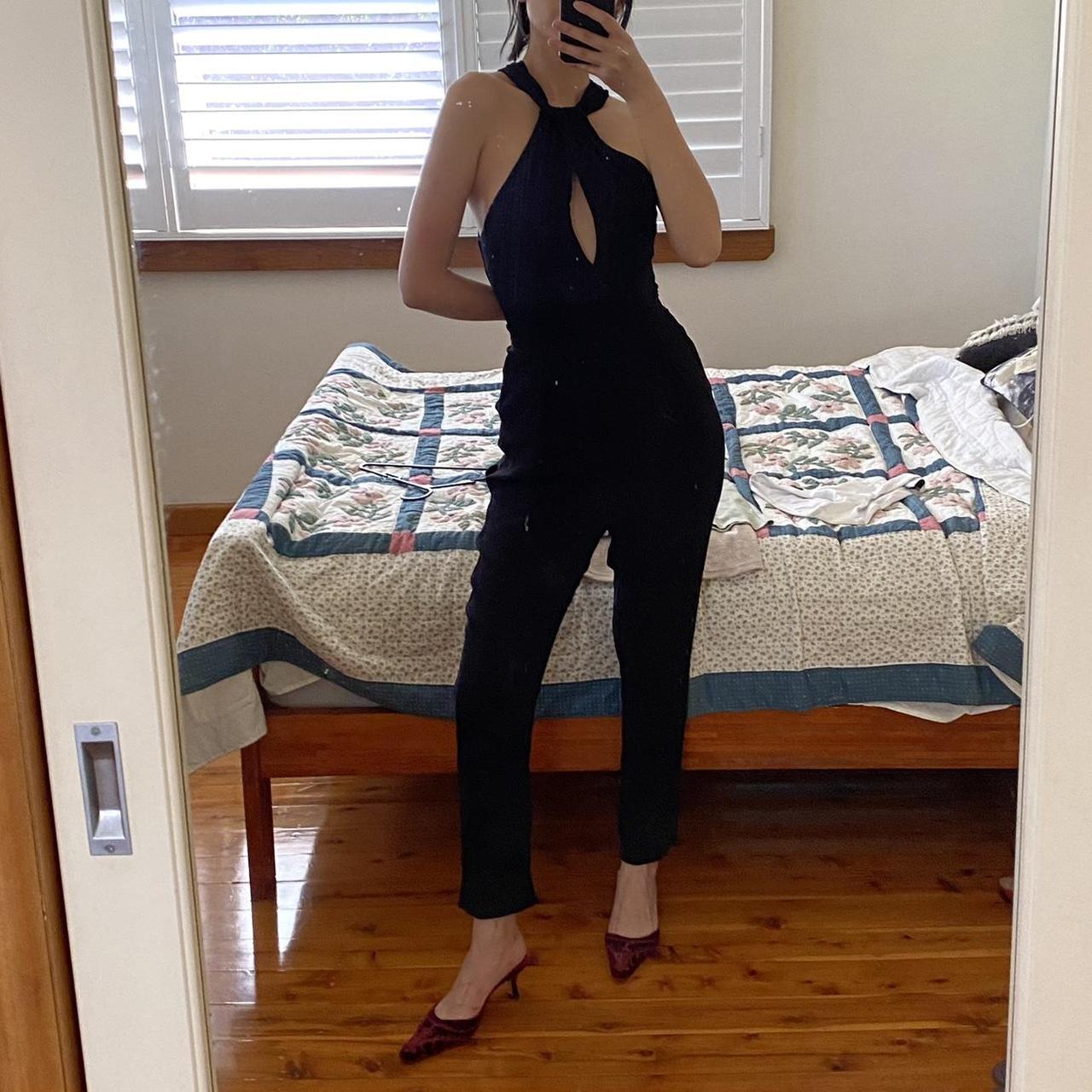 Women S Black Jumpsuit Depop