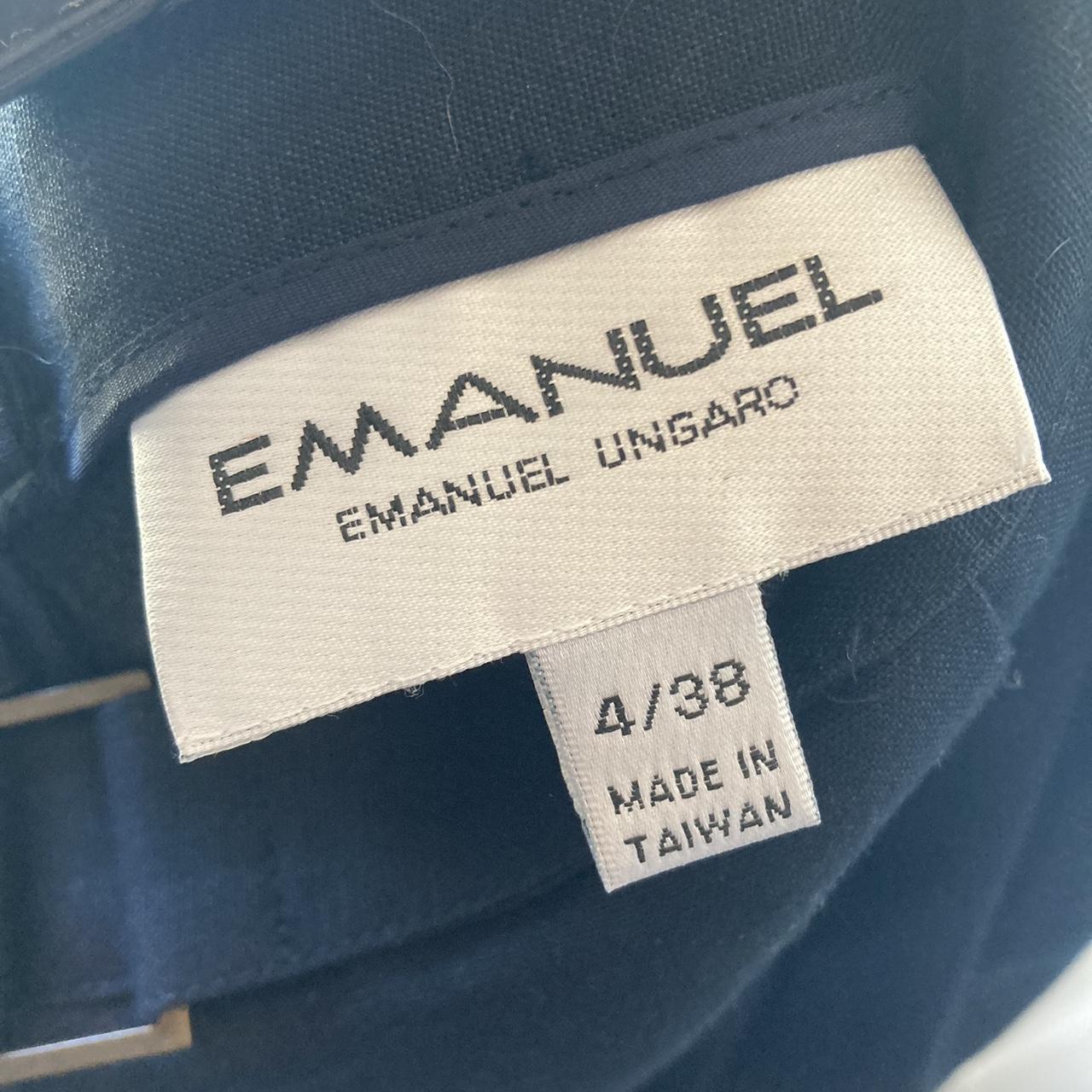 Emanuel Ungaro Women's Black Trousers (4)