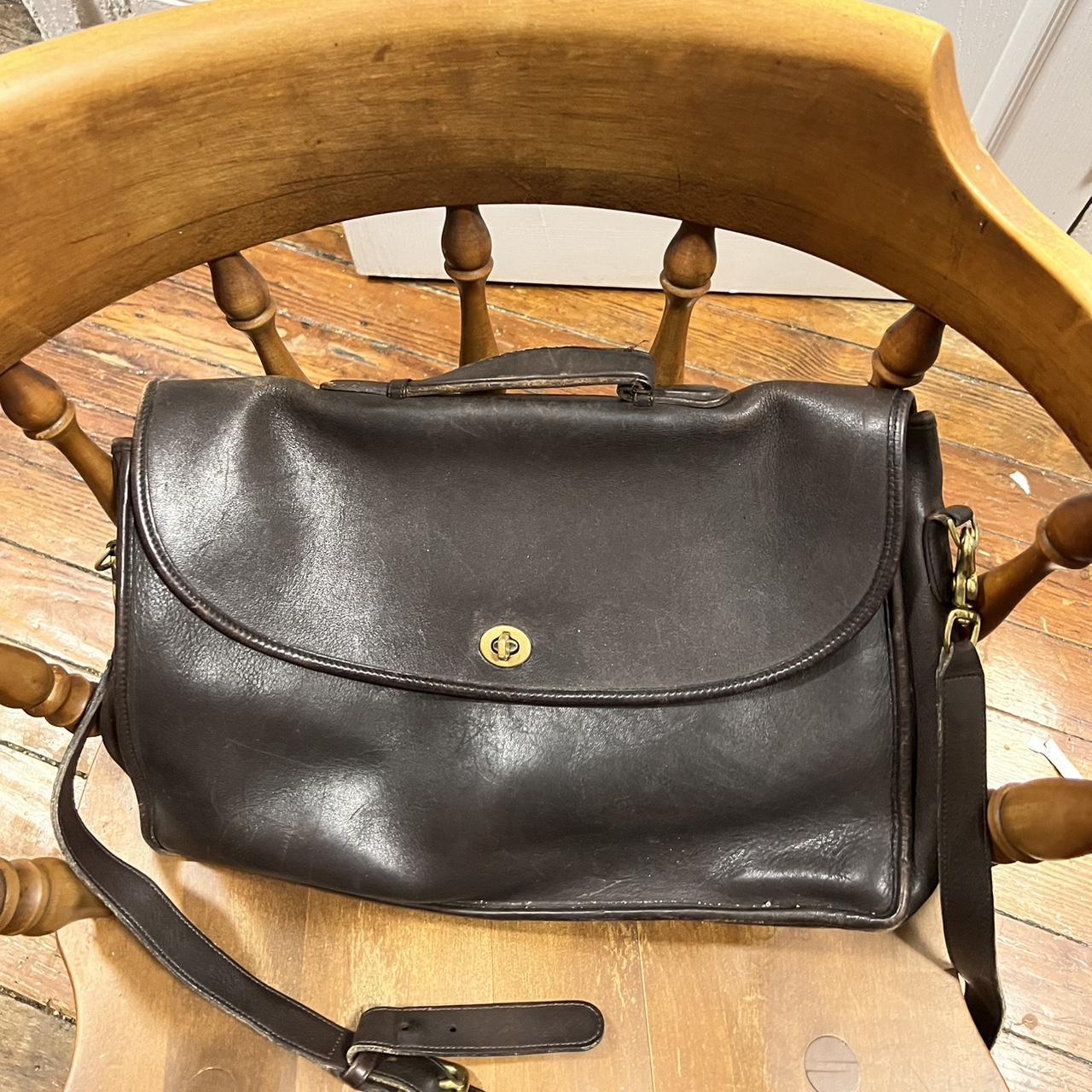 Vintage coach laptop on sale bag