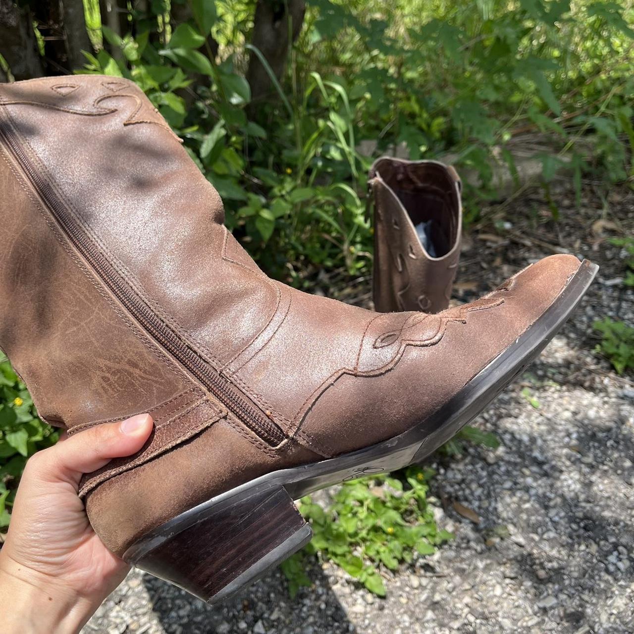 Women's Brown Boots Depop