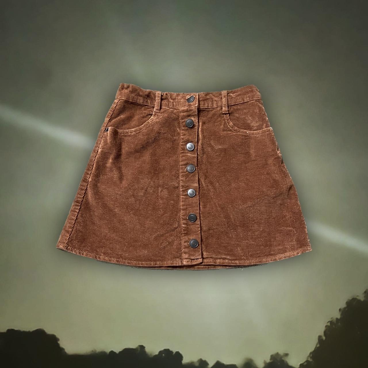 Brandy Melville Women's Brown Skirt Depop