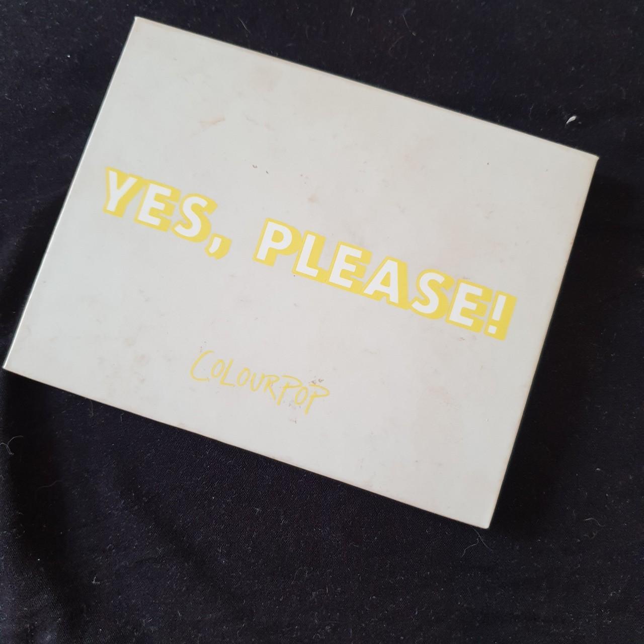 Colourpop Yes Please palette. Packaging is a bit... - Depop