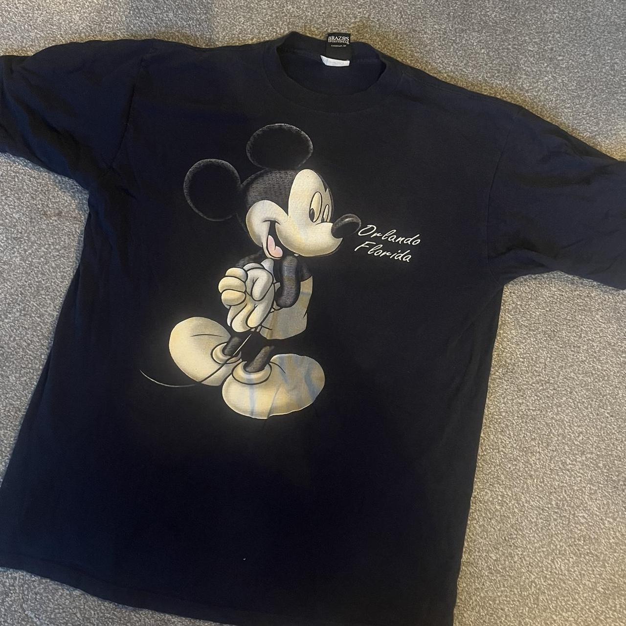 Vintage Disney Orlando Florida Mickey Mouse tshirt... - Depop