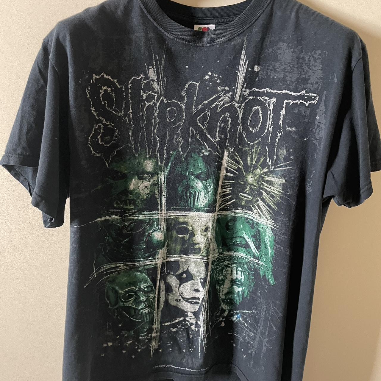 2008 Vintage Slipknot Tee Shirt on Fruit of the Loom... - Depop