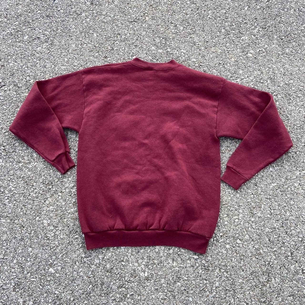 Men's Burgundy and Green Sweatshirt | Depop