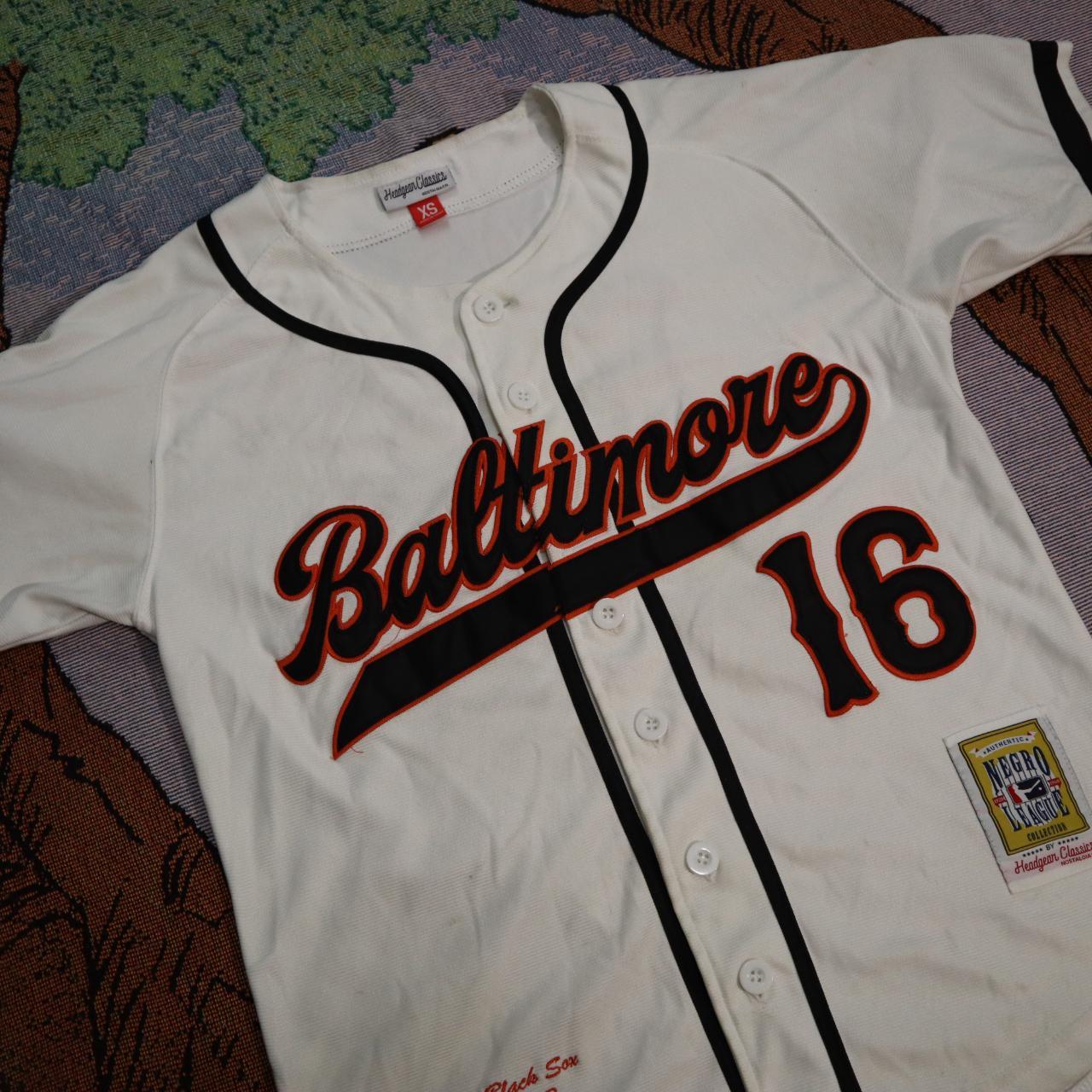 Headgear Classics Negro League Baltimore Black Sox Baseball Jersey