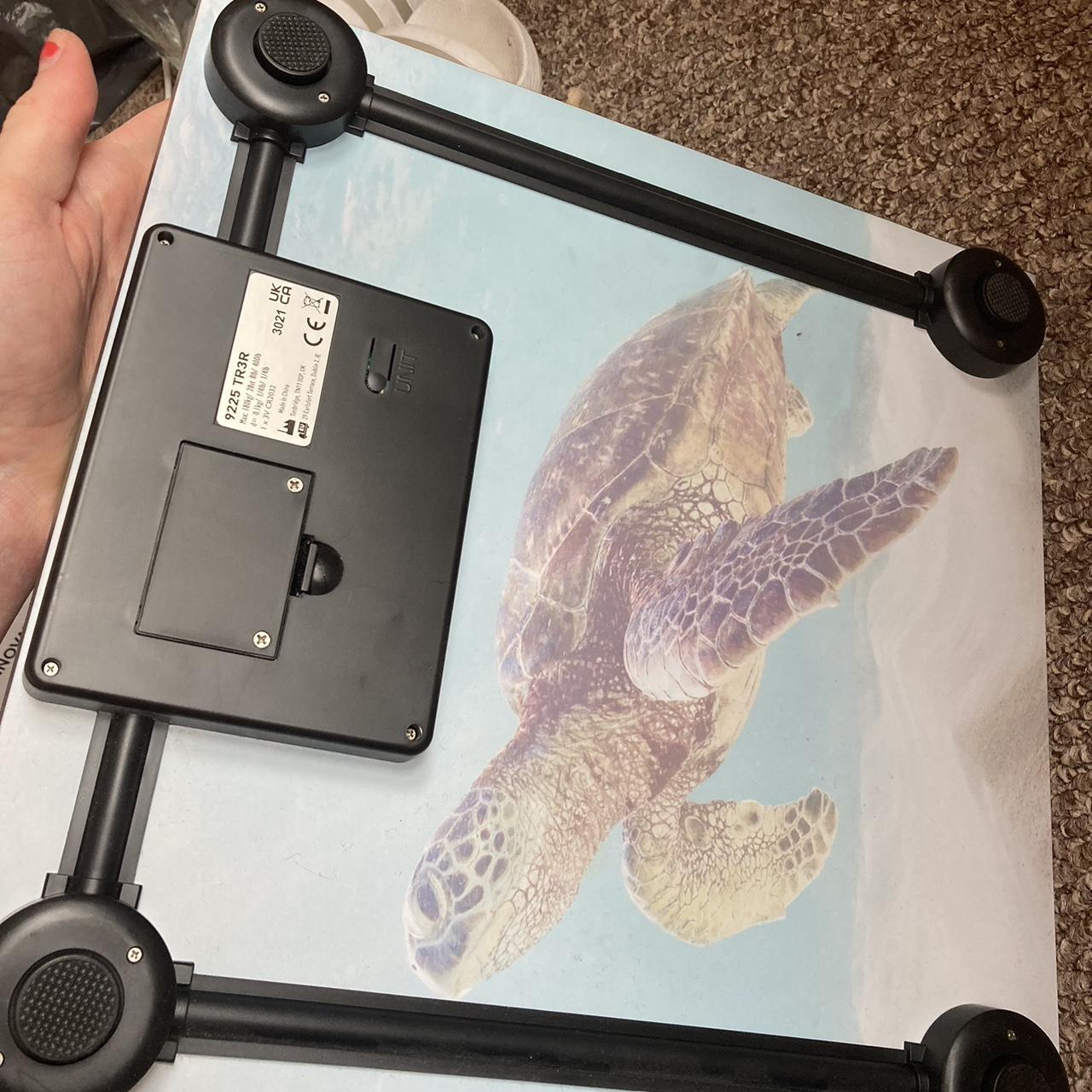 Salter Turtle Glass Electronic Scale Bathroom Depop