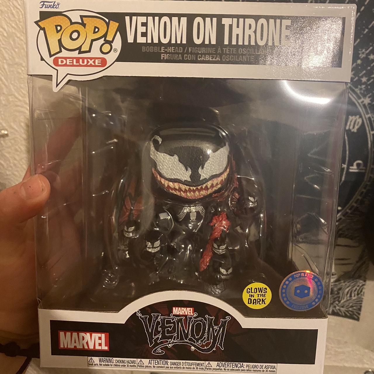 Funko POP 965 venom on throne - pop in a box... - Depop