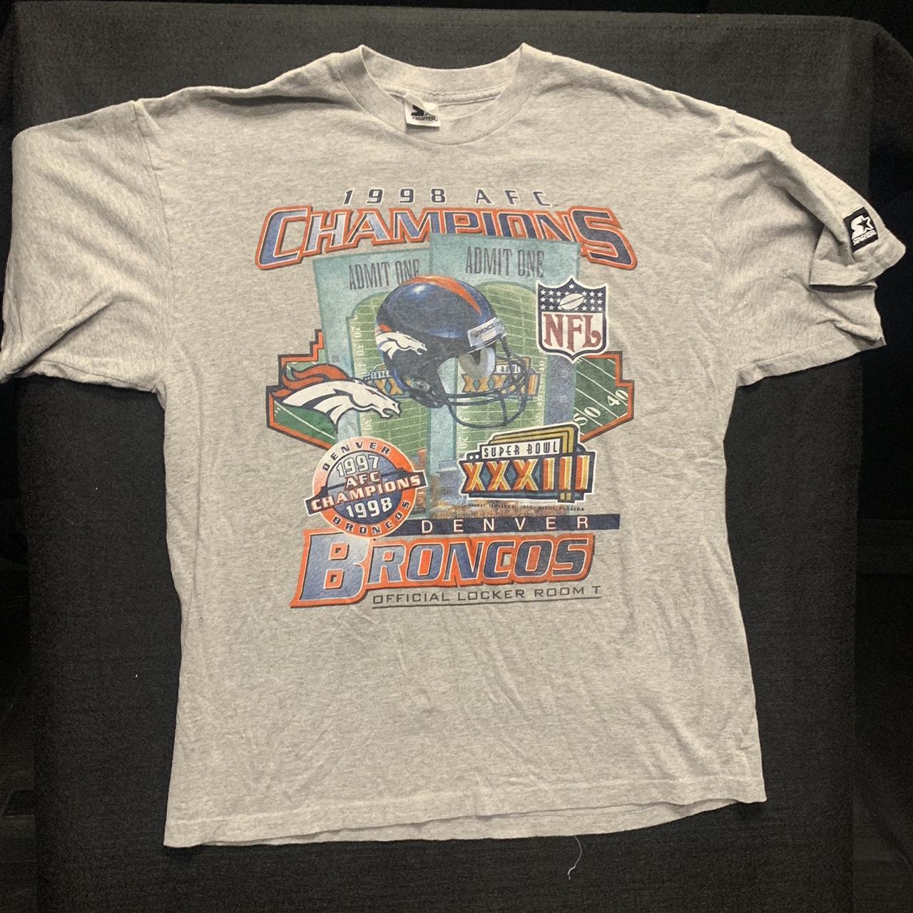 Vintage Starter 1998 NFL Super Bowl Champions T - Depop