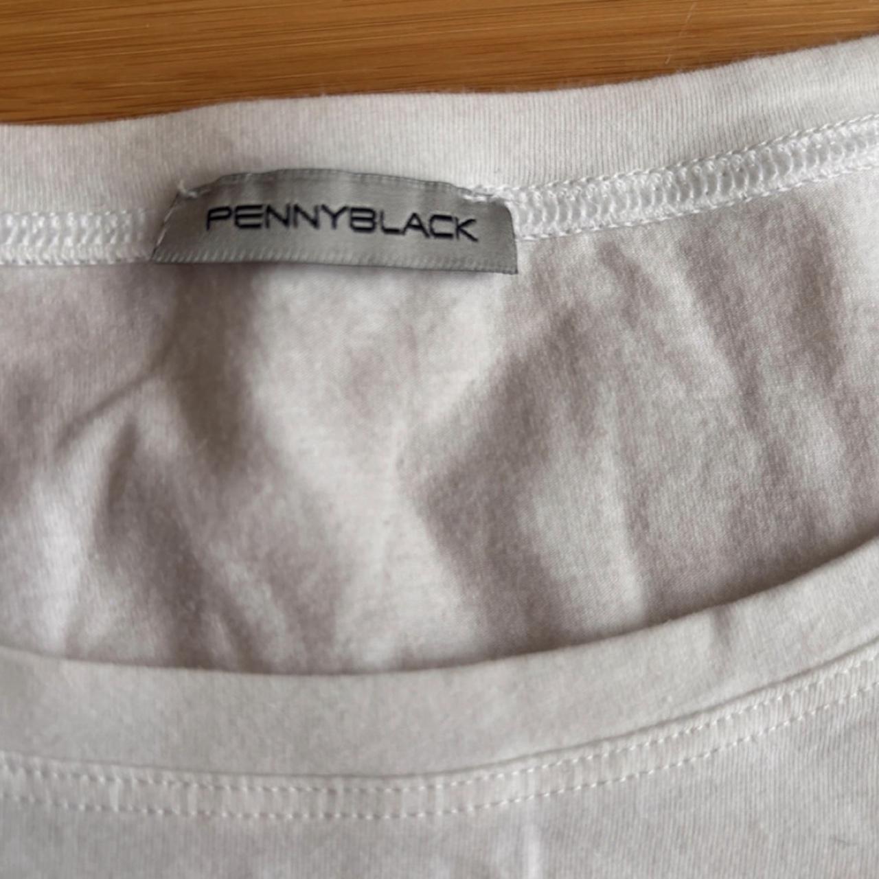 Pennyblack women's vintage preloved white minimalist t-shirt