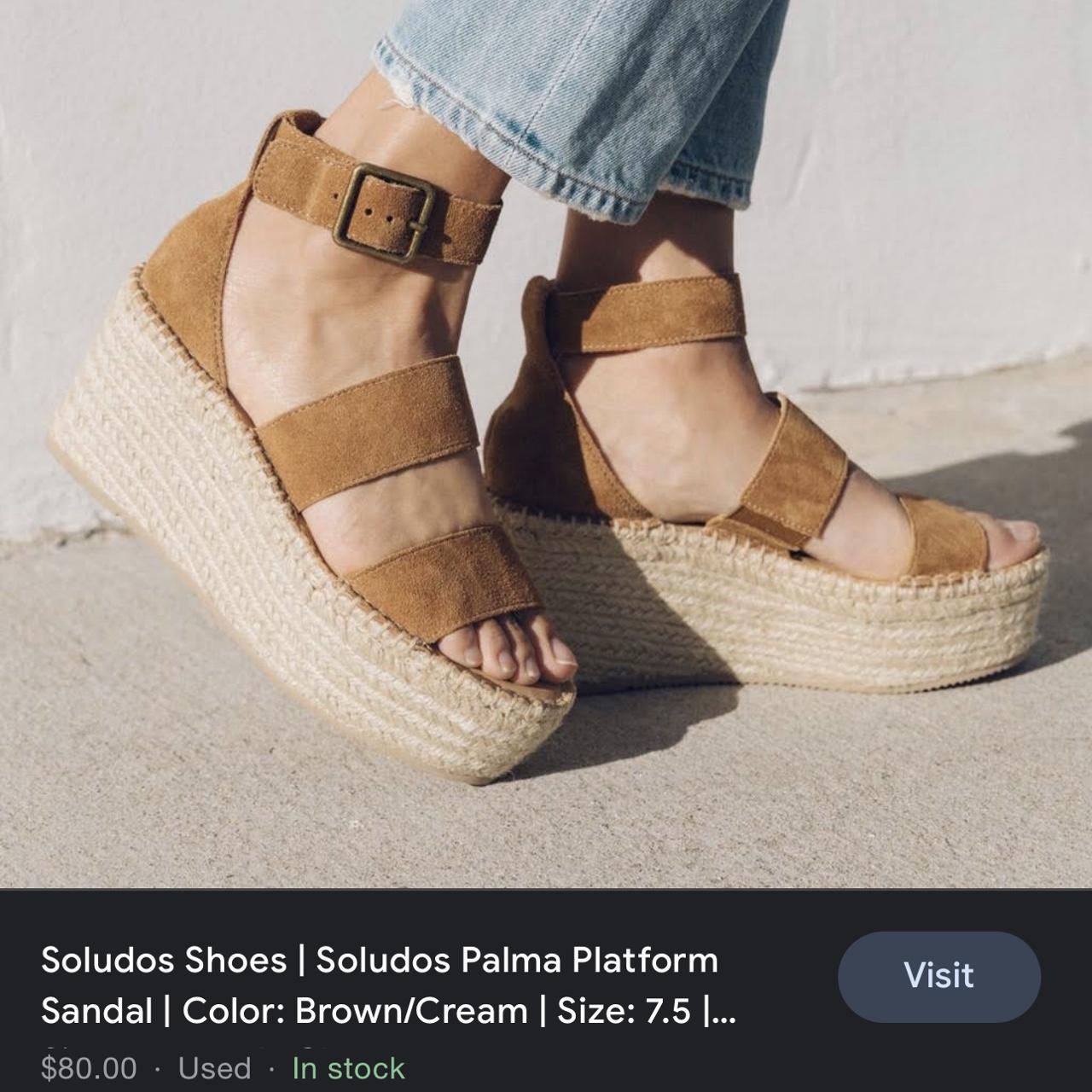 Palma platform deals sandal soludos