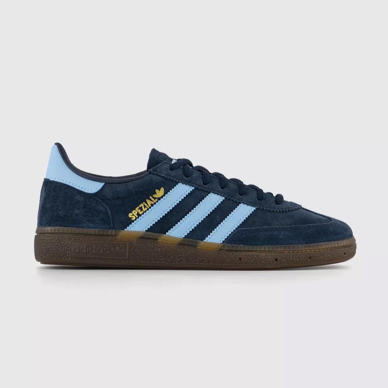 Adidas Handball Spezial Trainers Navy clear sky... - Depop