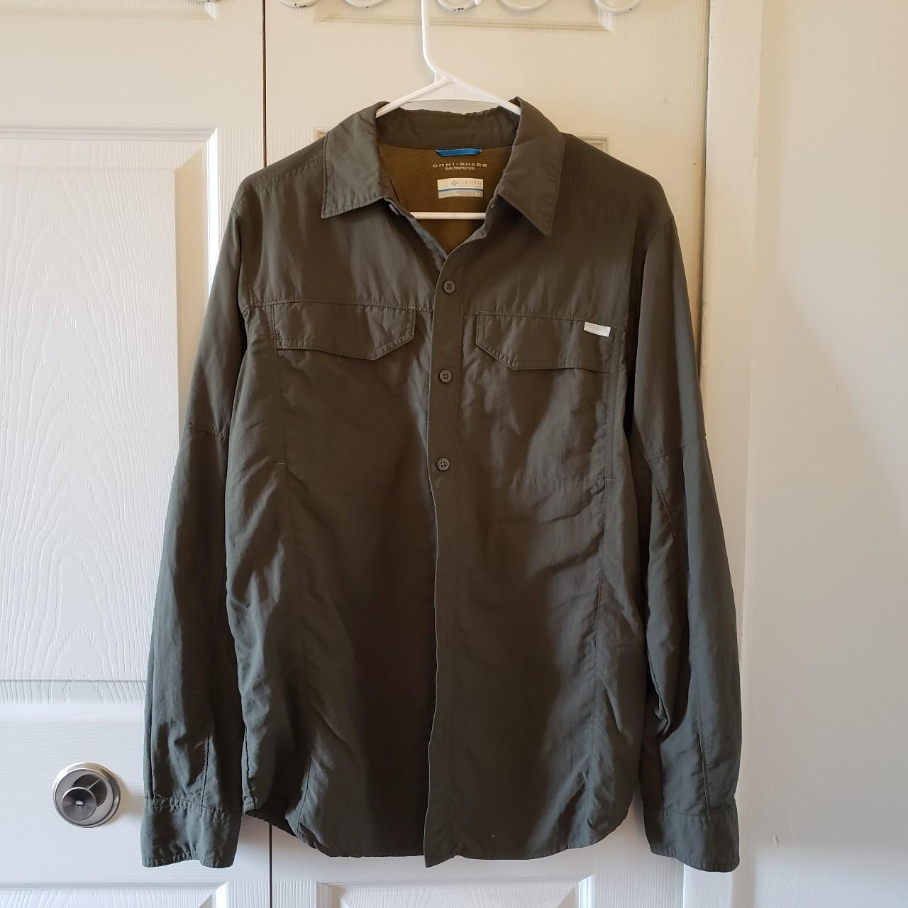 "Omnishade" button down hiking shirt Brand... Depop