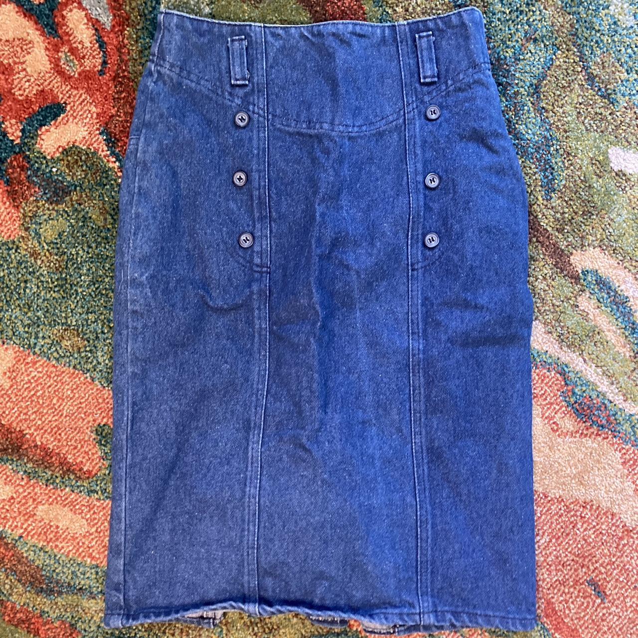 Women S Blue Skirt Depop