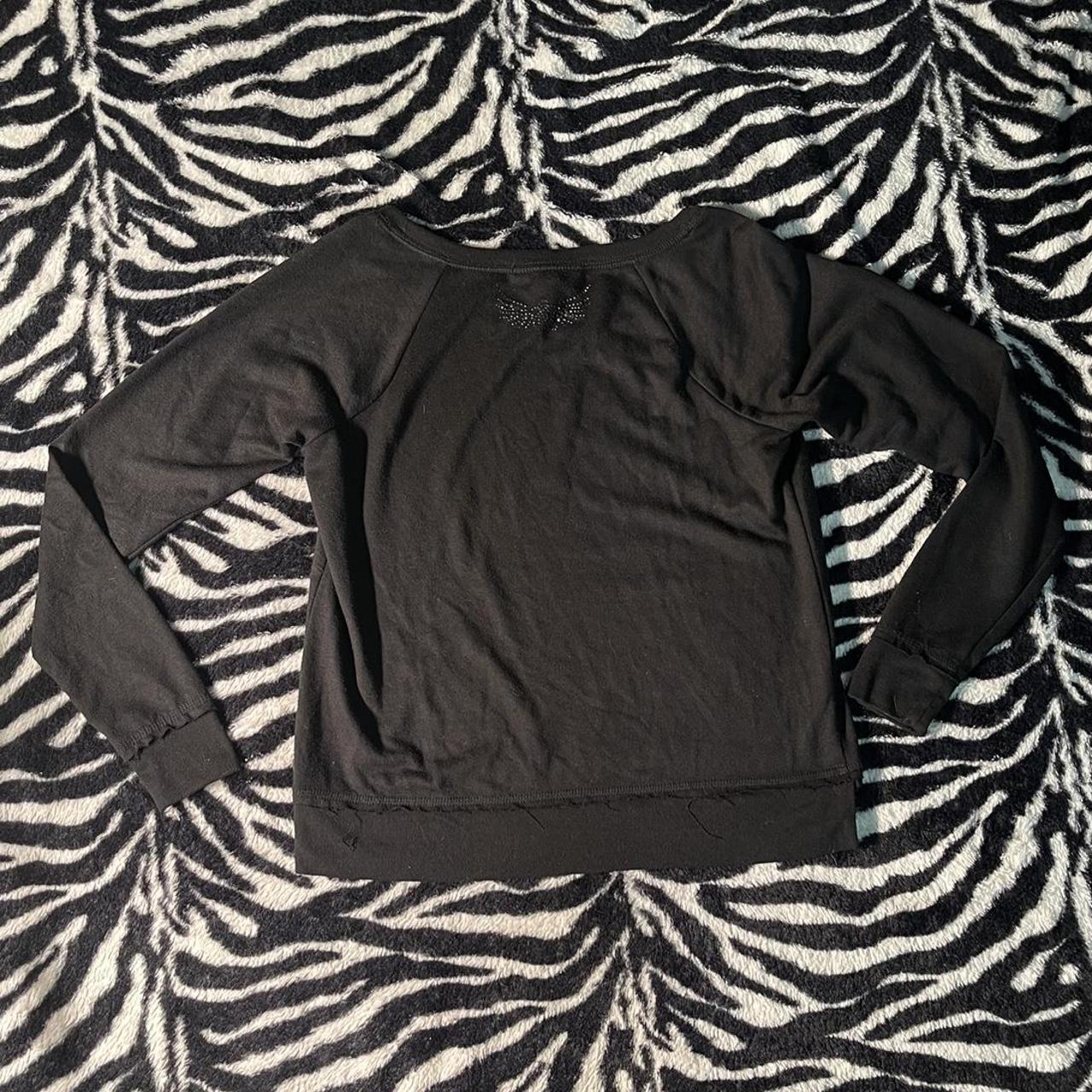 Rock and Republic Women's Black and Grey Shirt (2)