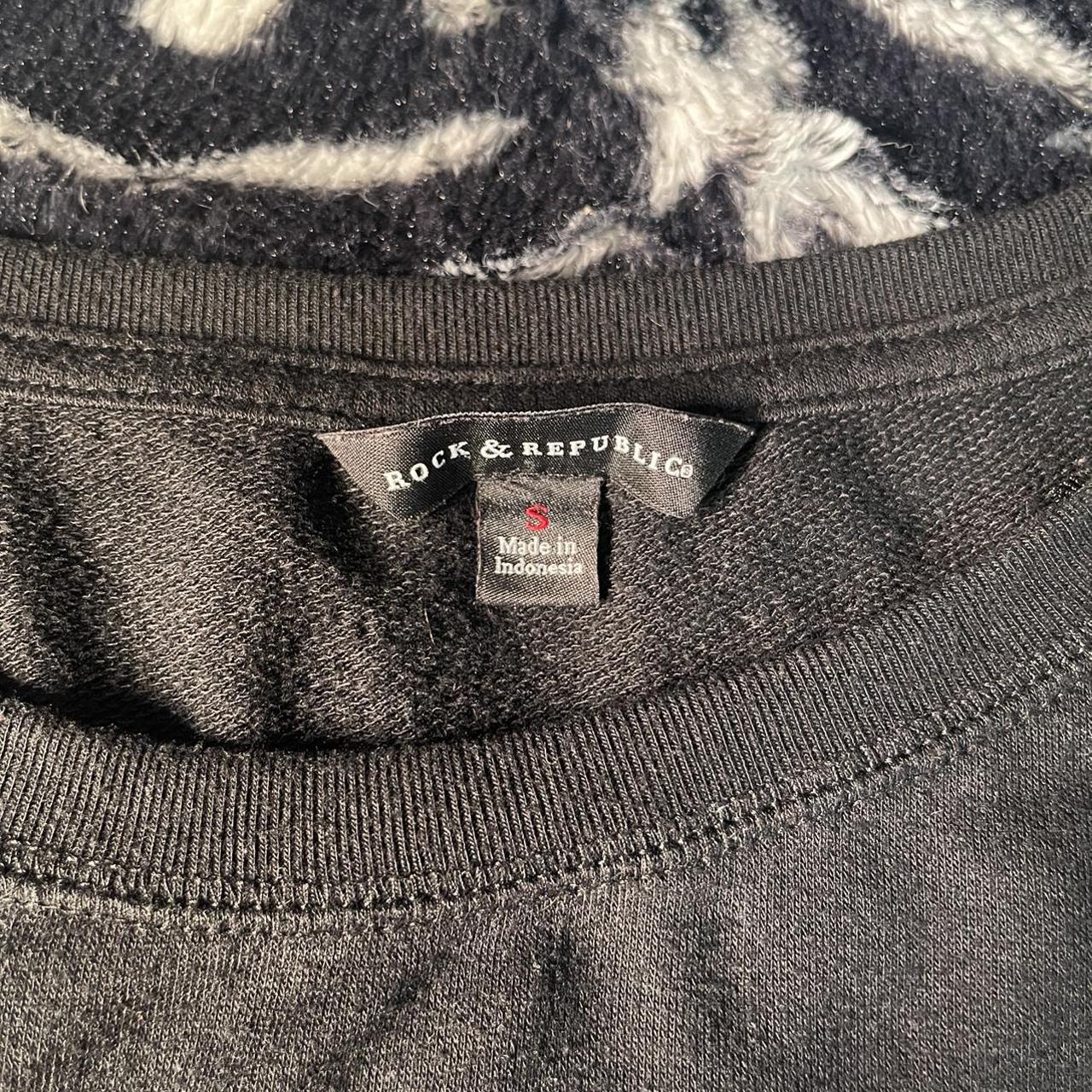 Rock and Republic Women's Black and Grey Shirt (3)