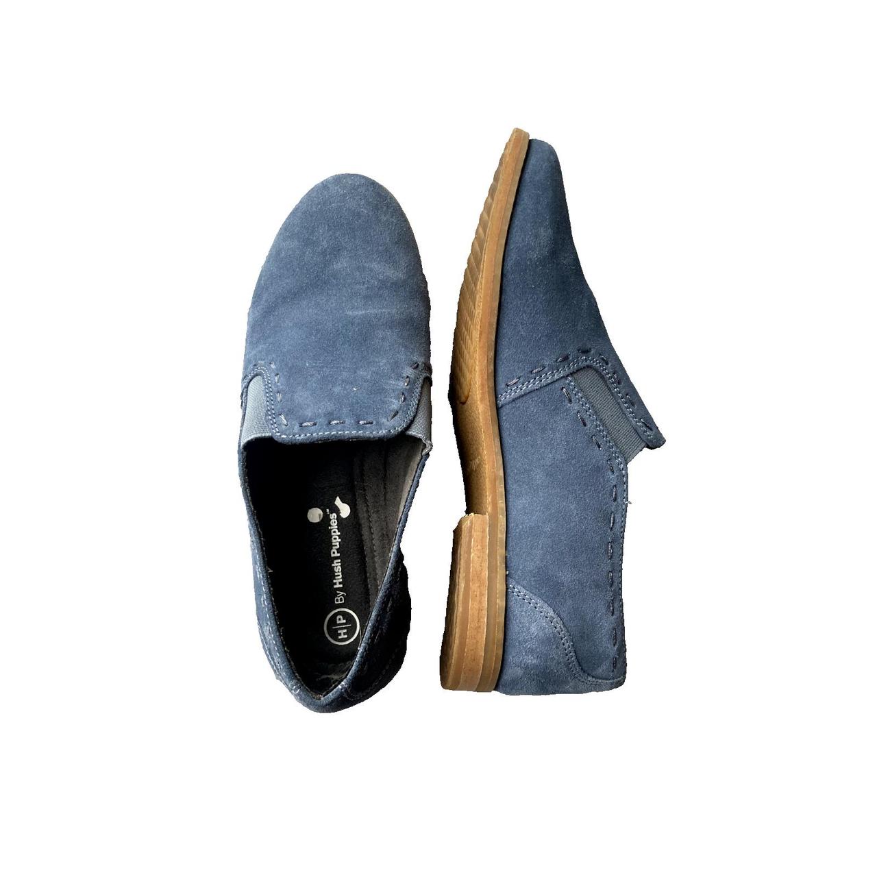 Hush puppies cheap blue loafers