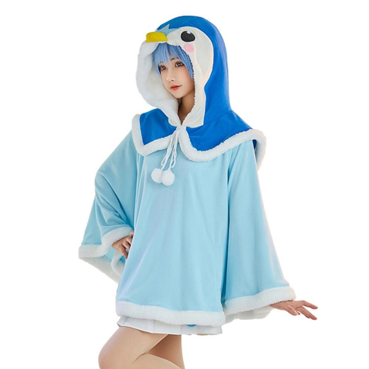 Piplup kigirumi shawl hoodie, free size Its super... - Depop