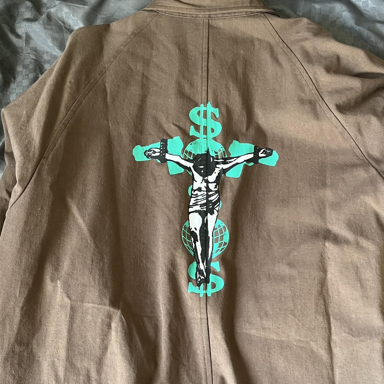 ftp crucifix trench coat