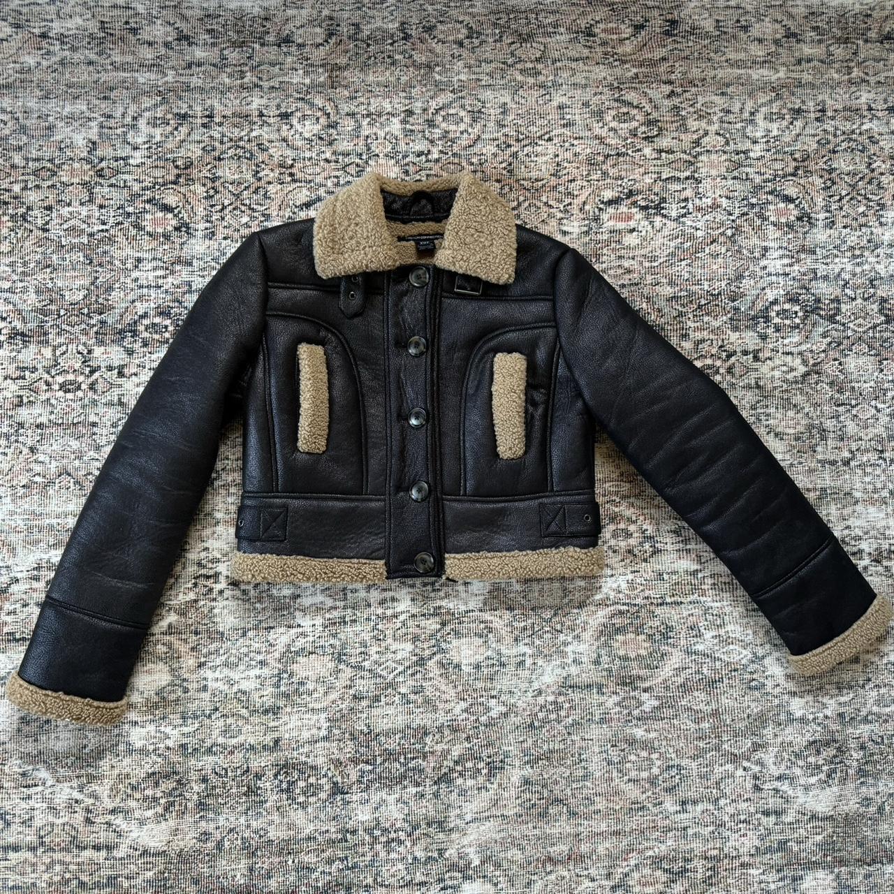 French connection sherpa jacket best sale