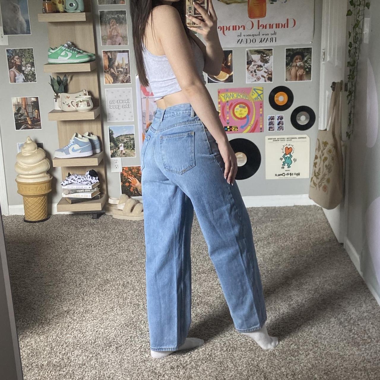 Nasty Gal Women's Blue Jeans | Depop