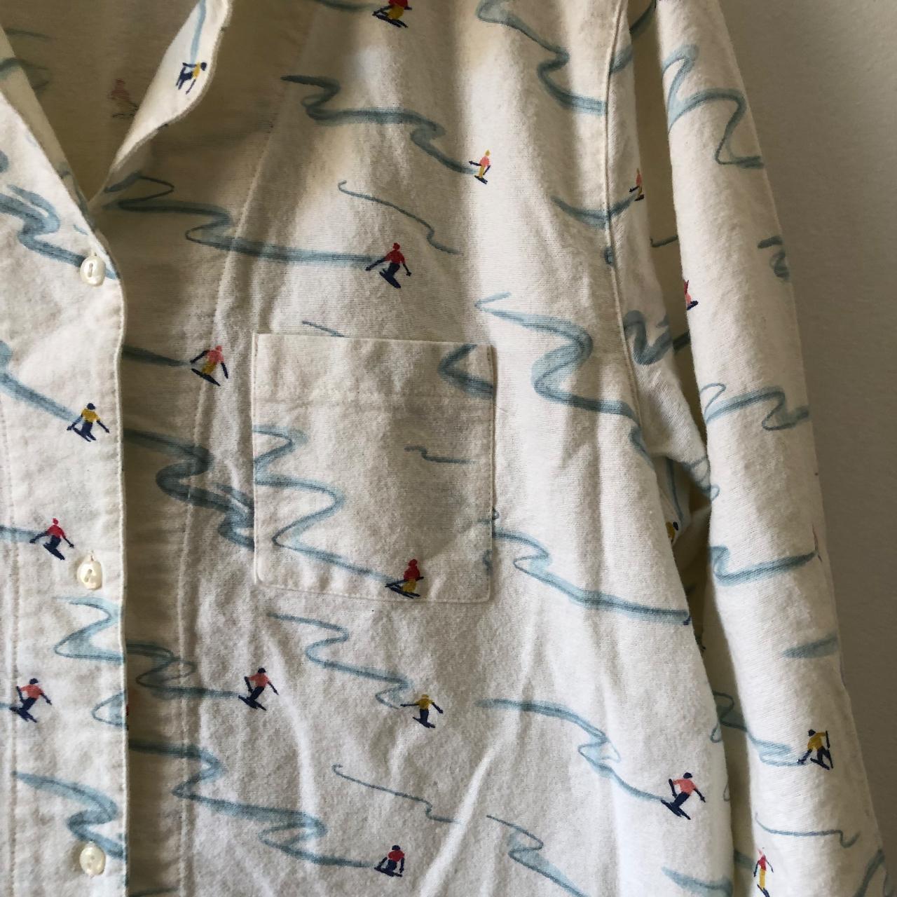 Hill Women's White and Blue Pajamas Depop