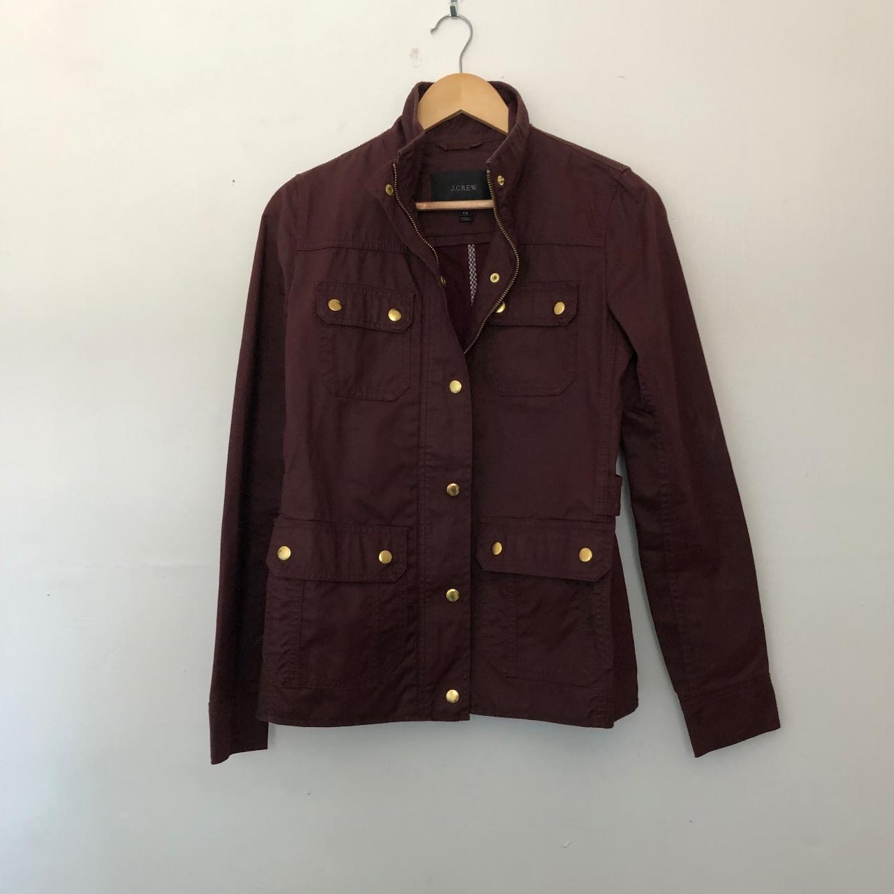 Burgundy field outlet jacket