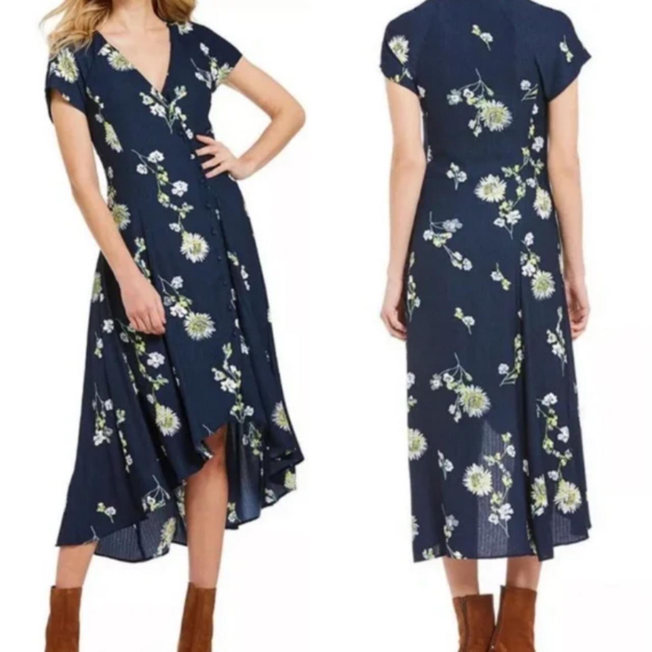 Free People Lost In on sale You Floral Wrap Midi Dress