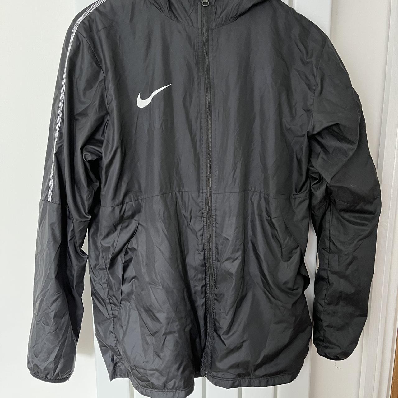 Nike - Black Jacket (lightweight) Size medium ... - Depop