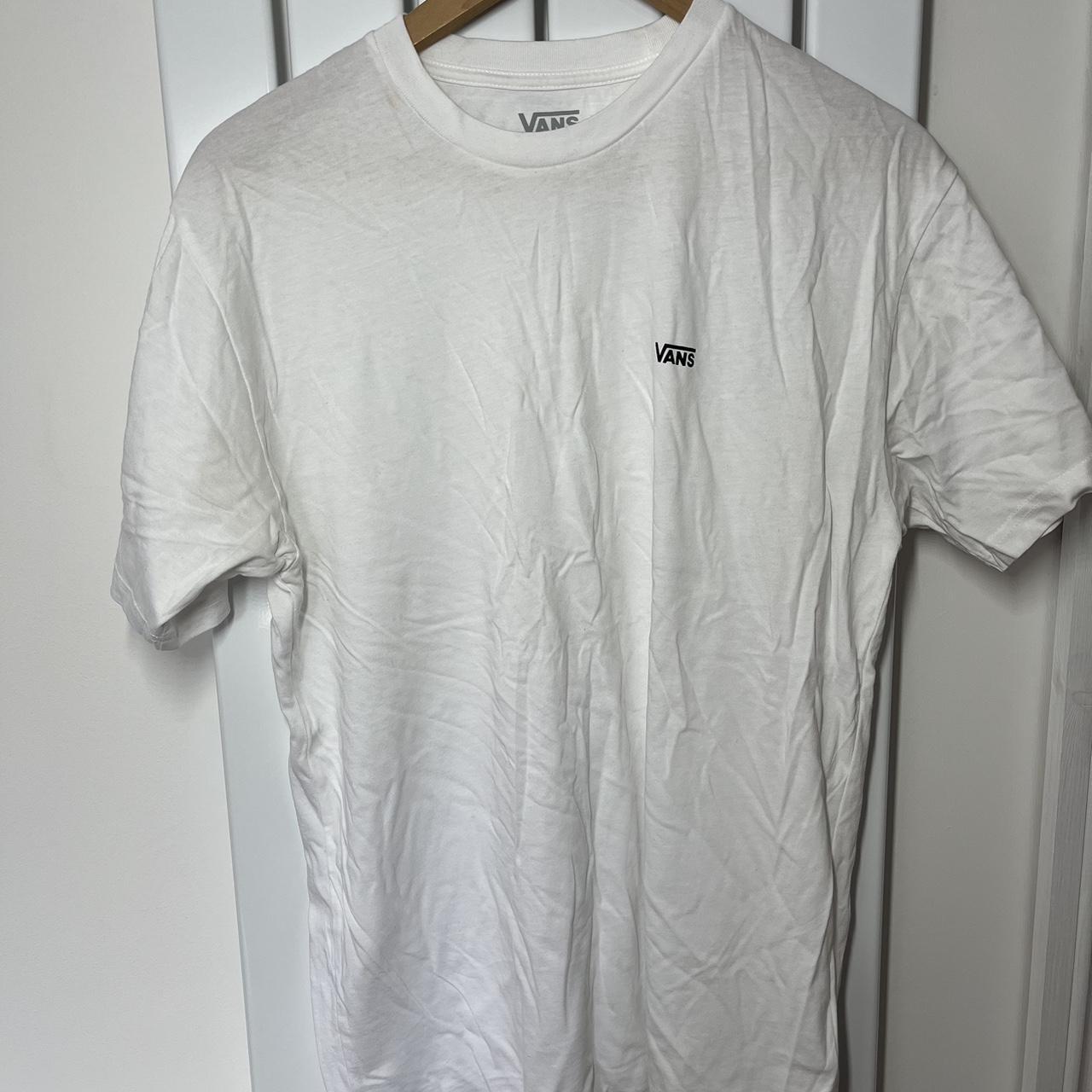 Vans - White t-shirt Size medium Great condition... - Depop