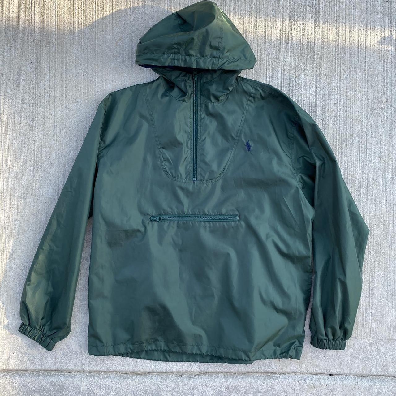 polo ralph lauren half zip windbreaker