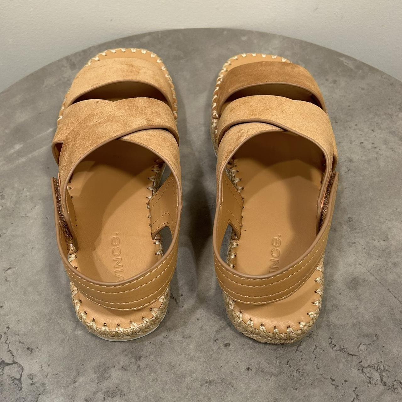 NWT Vince Tenison Suede Espadrille Sandal Brand new Depop