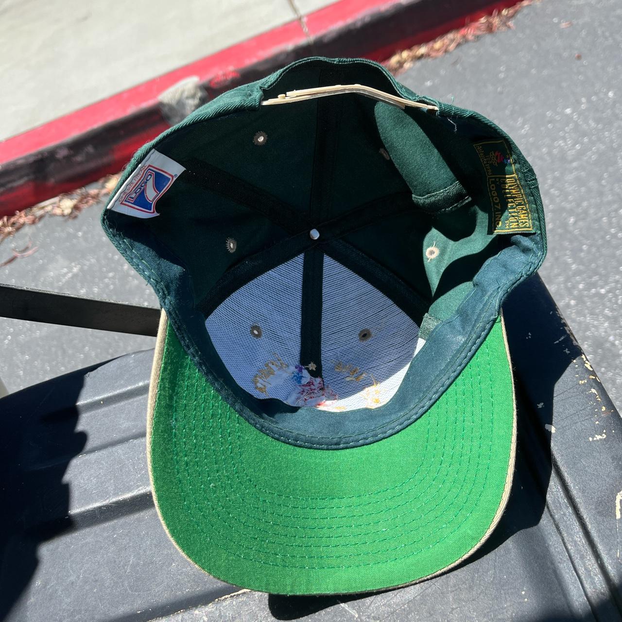 Men's Green and Cream Hat | Depop