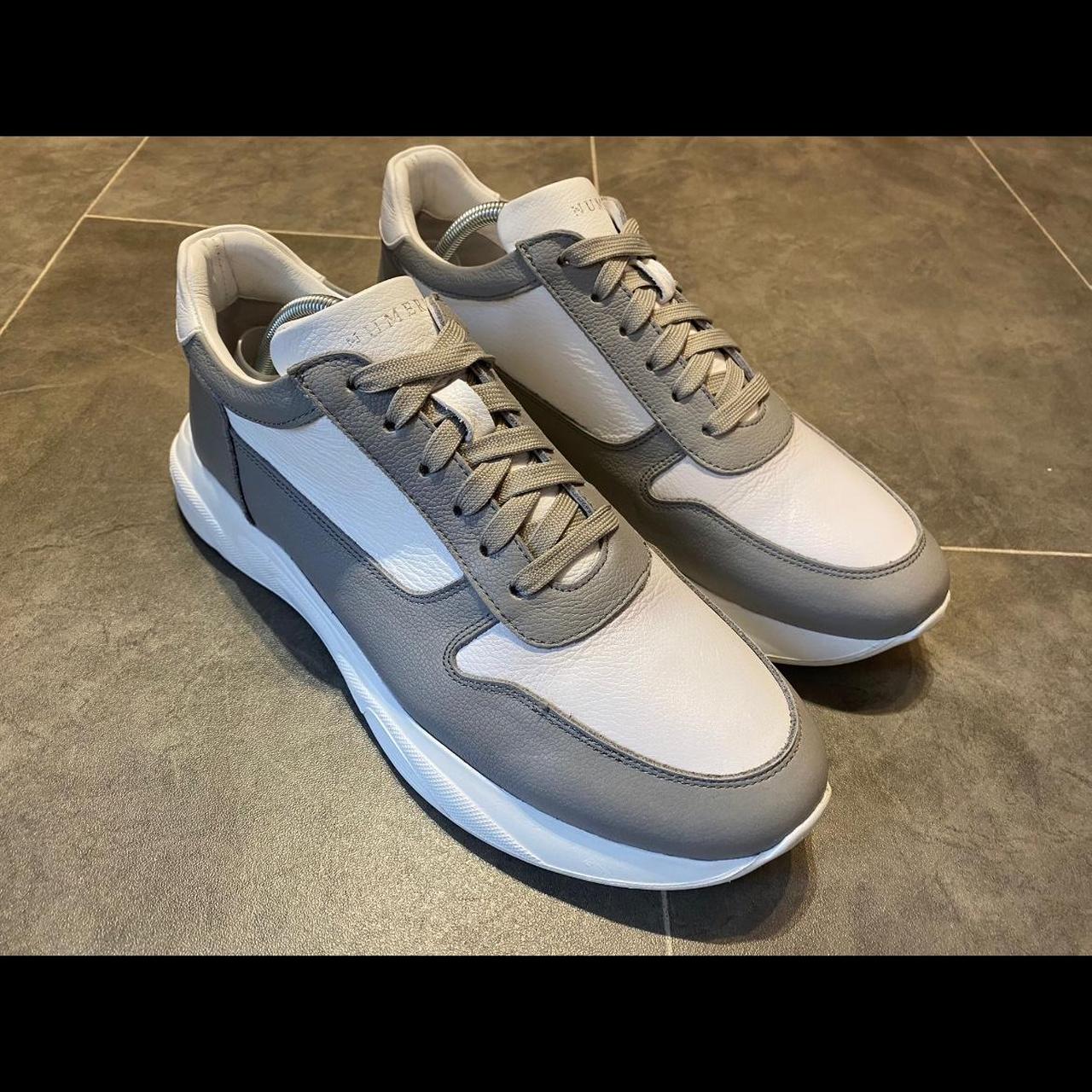 Mens Numeris Trainers 👟 Size 9UK🇬🇧 Grey and white... - Depop