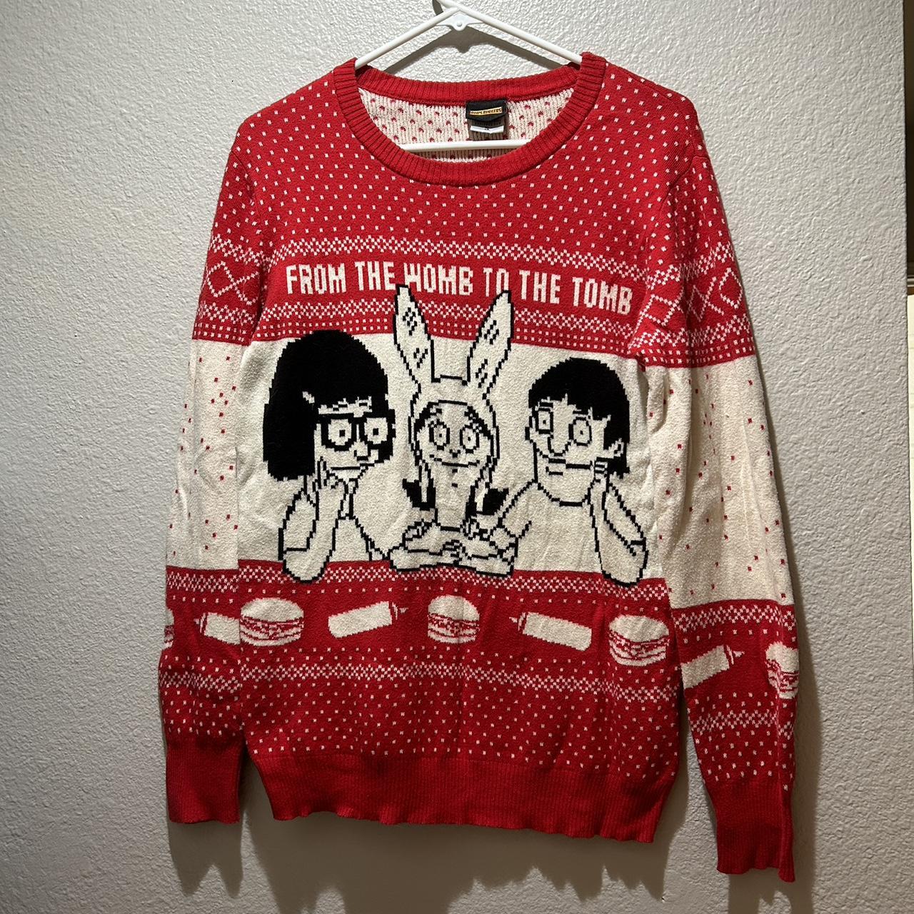 Bobs Burgers Christmas sweater with Tina Louise and. Depop