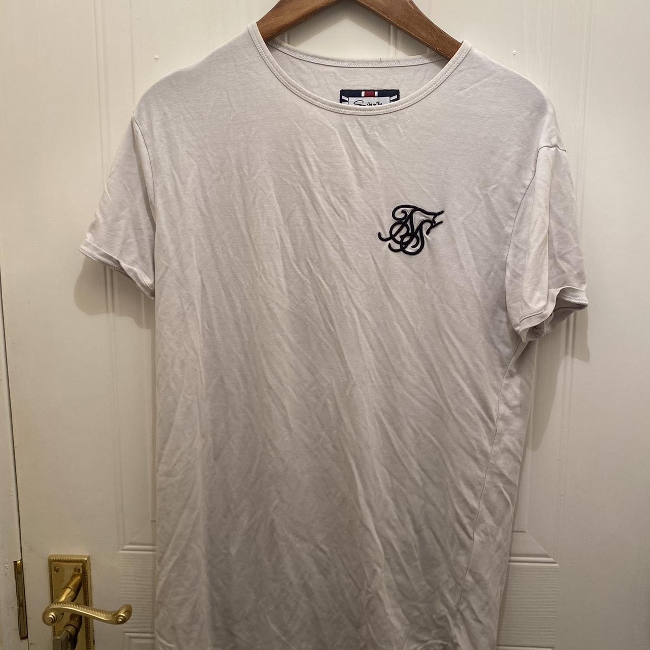 Sik silk white t shirt Only worn a few times - Depop