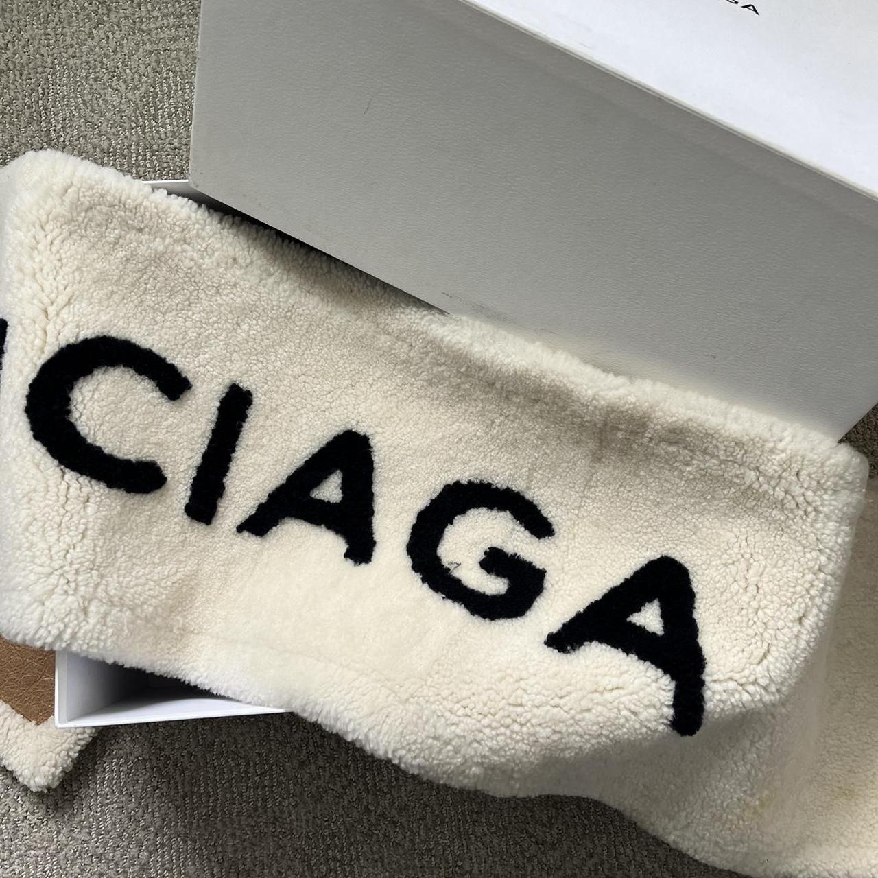 2016 Balenciaga Shearling scarf As seen on Depop