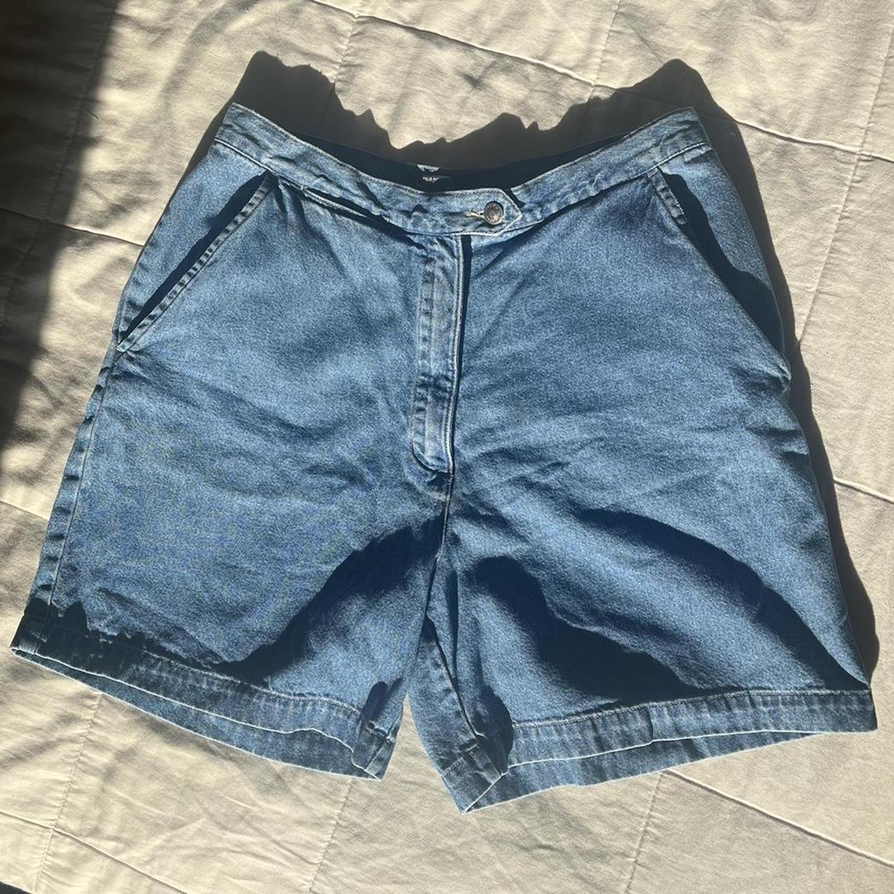 Style & Co Women's Shorts - Blue - 29" – Vintage High Waisted Shorts Waist 29" Rise …