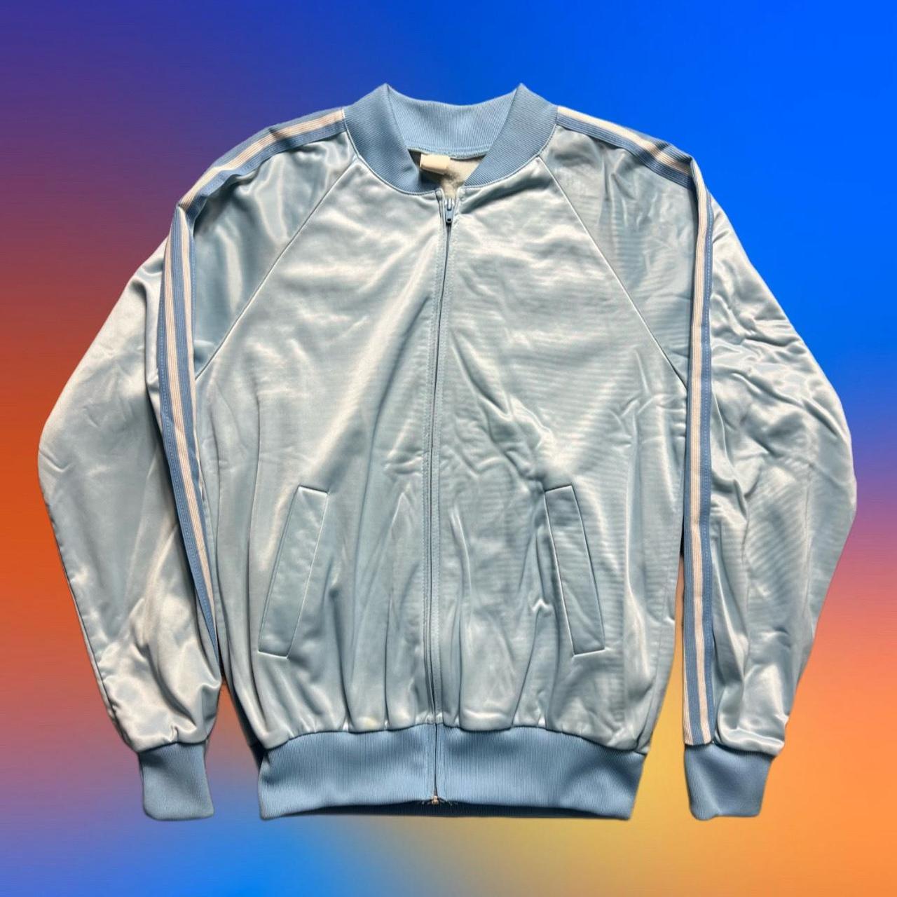1980’s vintage track jacket made in... - Depop