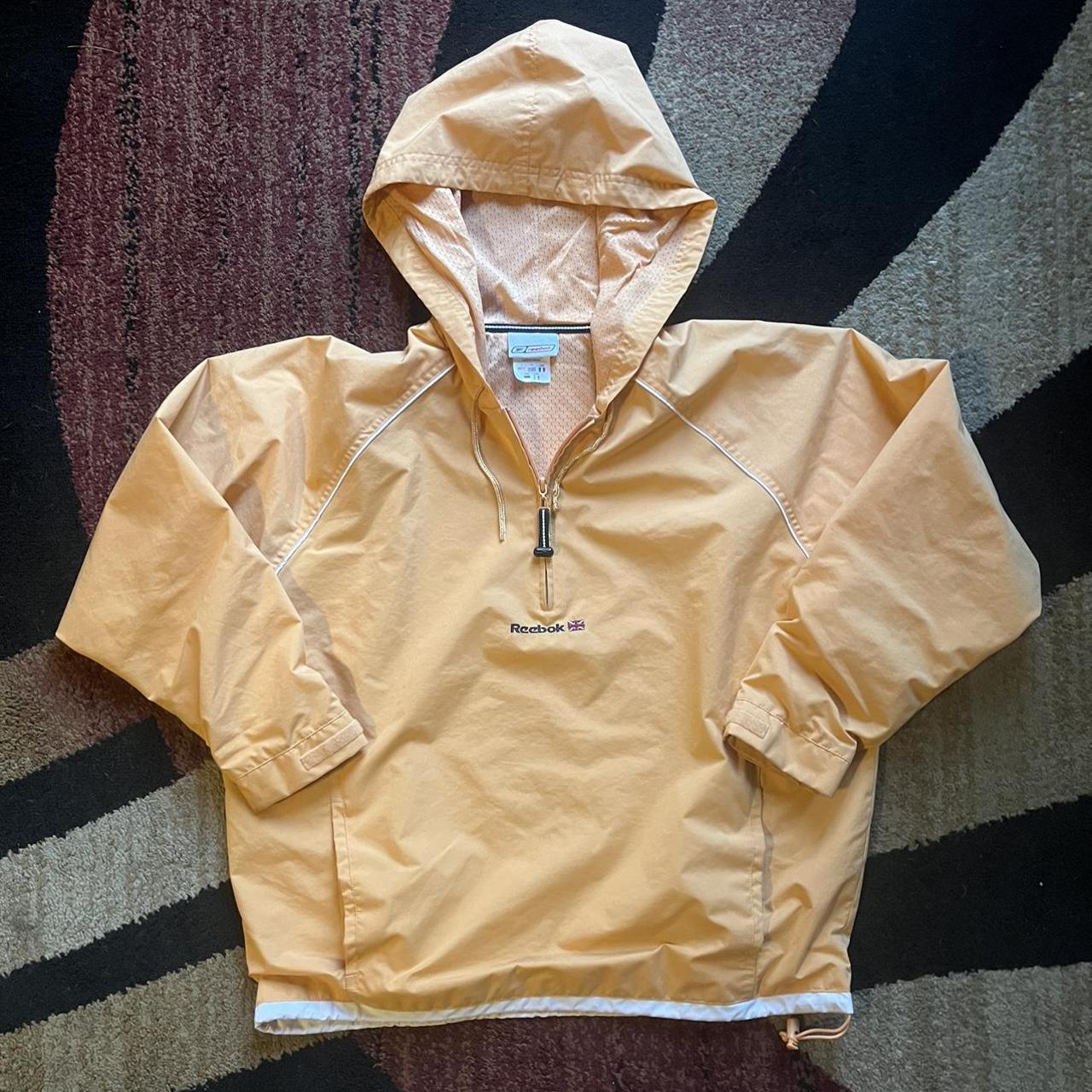 Reebok jacket shop vintage womens orange