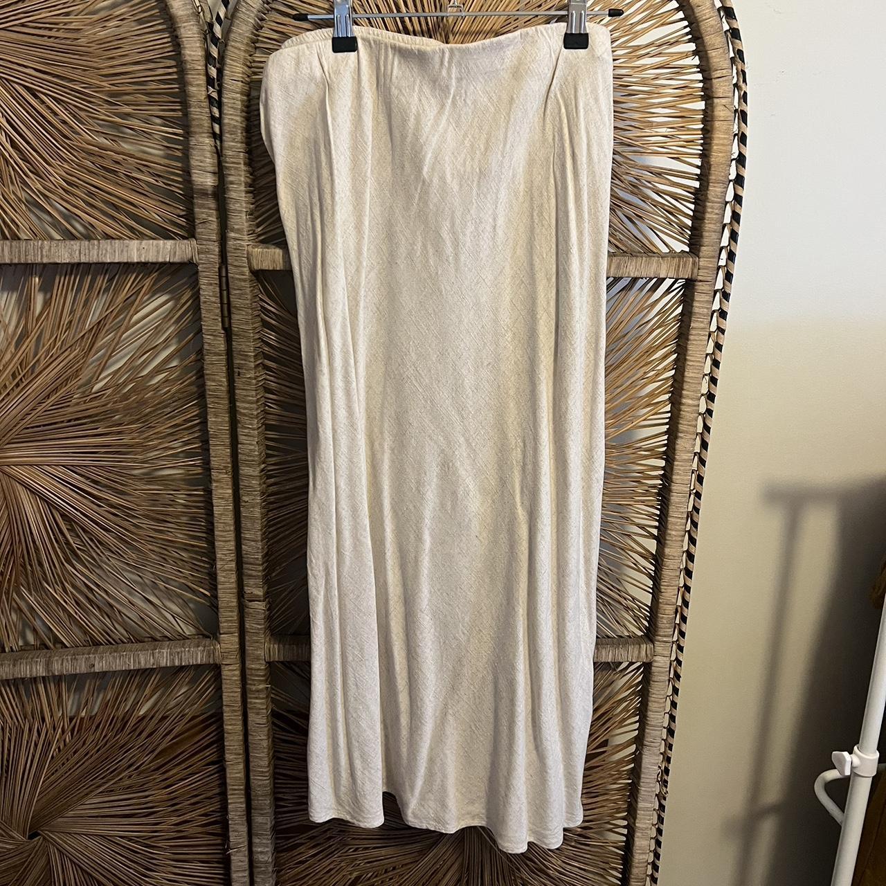 Sportsgirl linen style midi skirt Happy to do... Depop