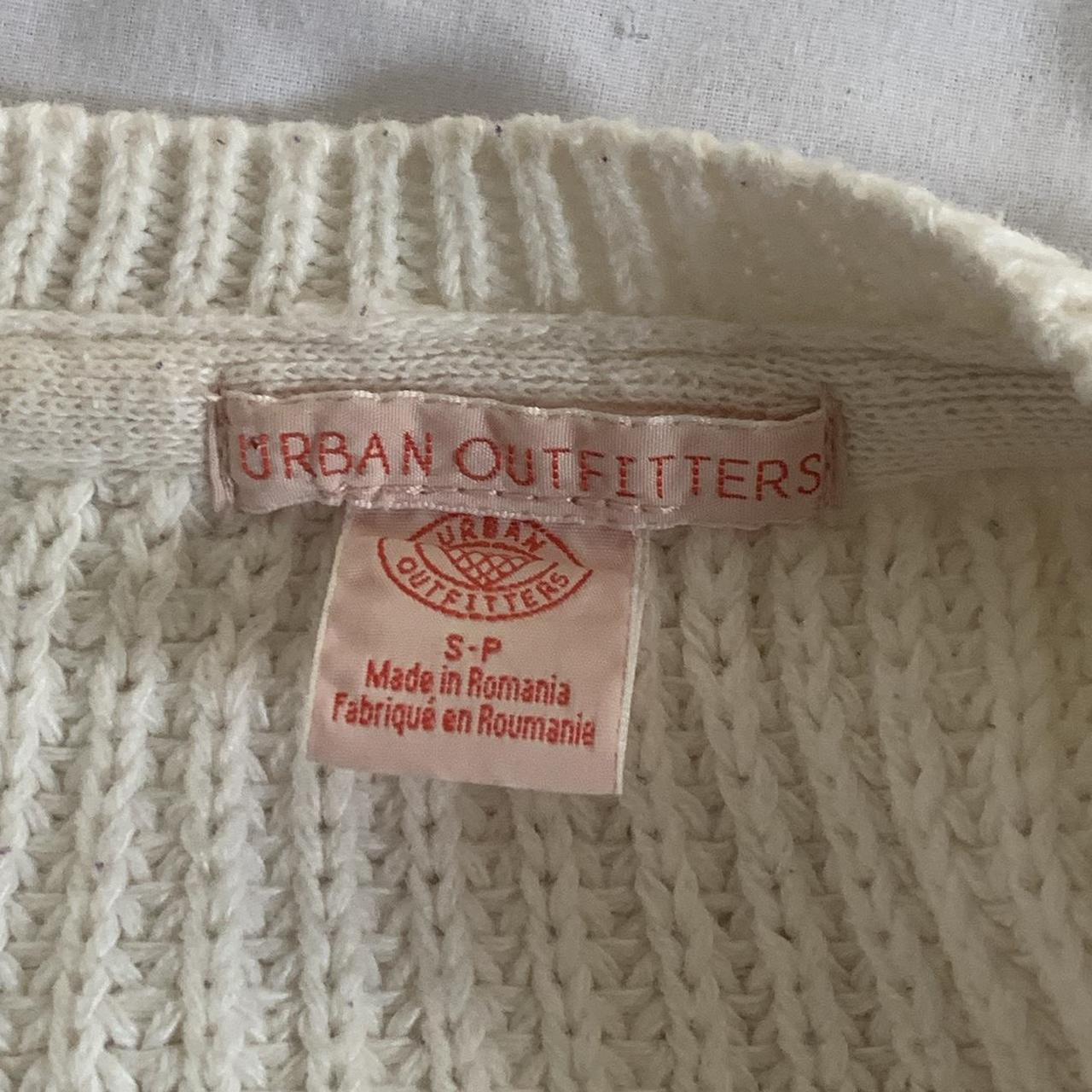 Cream Urban Outfitters cropped sweater Great winter... - Depop