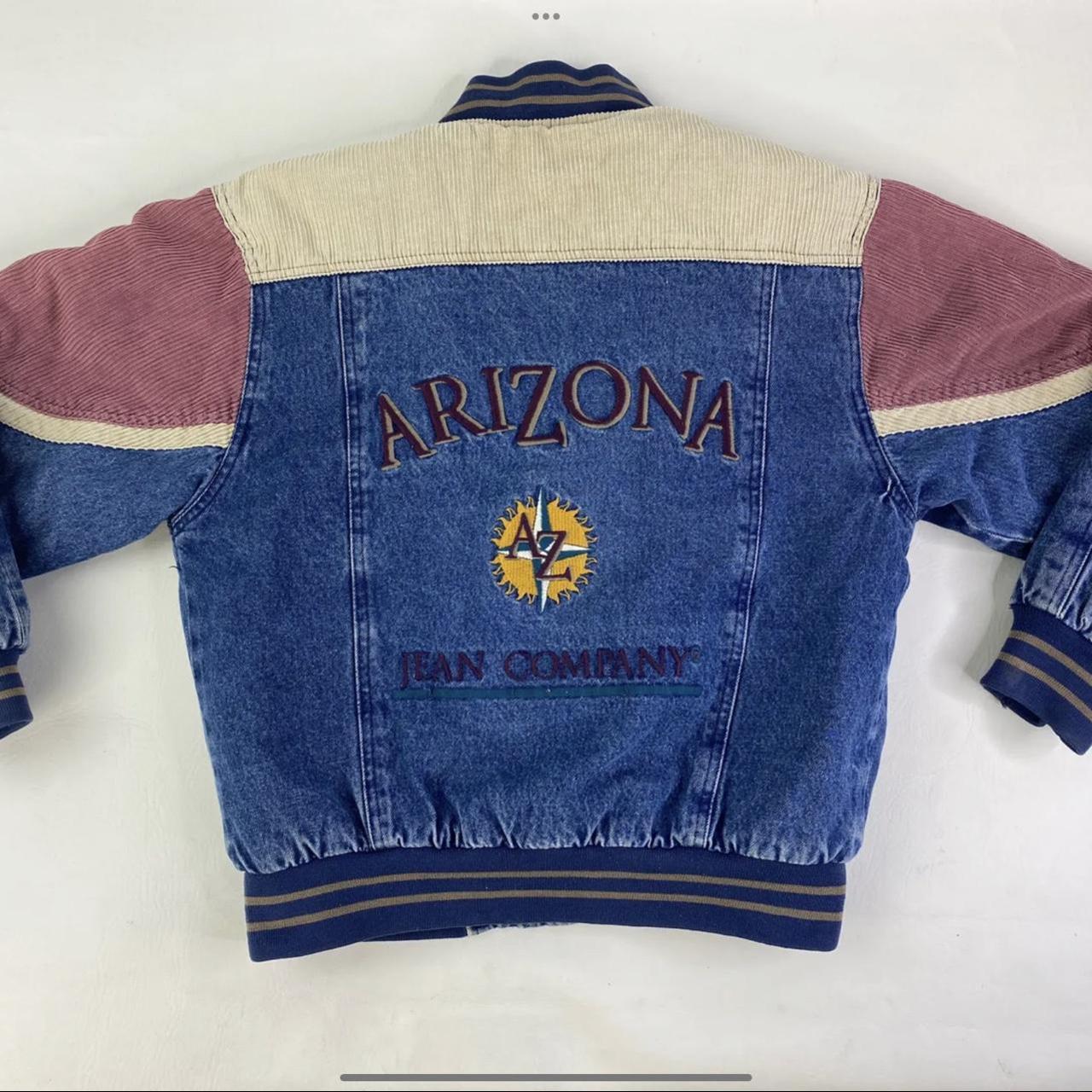 Arizona Jeans VTG Jean Jacket Boys Size S 7/8... - Depop