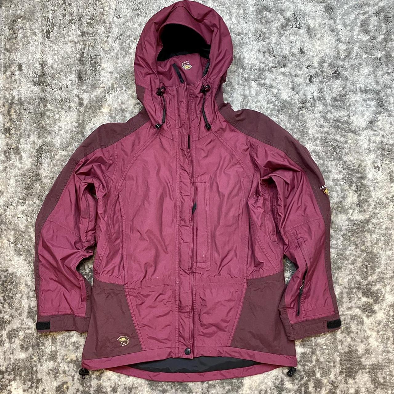 Mountain Hardwear Men's Purple and Burgundy Jacket | Depop