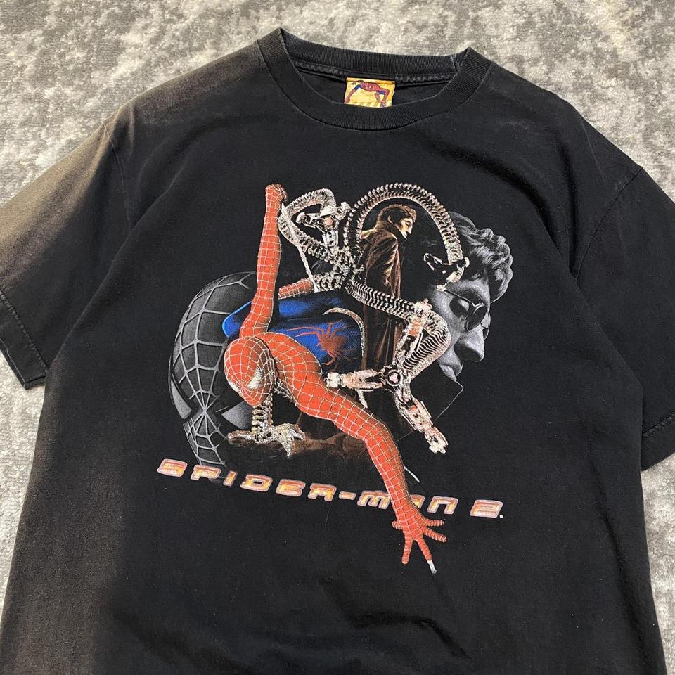 Vintage Y2K 2004 Spider-Man 2 T Shirt Sick graphic... - Depop